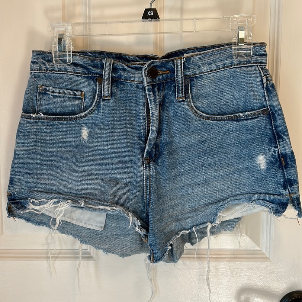 BlankNYC High Rise Jean Shorts Size 25W